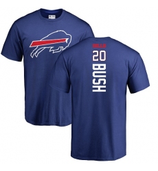 NFL Nike Buffalo Bills #20 Rafael Bush Royal Blue Backer T-Shirt