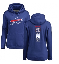 NFL Women's Nike Buffalo Bills #20 Rafael Bush Royal Blue Backer Pullover Hoodie