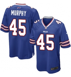 Men's Nike Buffalo Bills #45 Marcus Murphy Game Royal Blue Team Color NFL Jersey