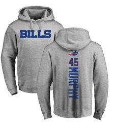 NFL Nike Buffalo Bills #45 Marcus Murphy Ash Backer Pullover Hoodie