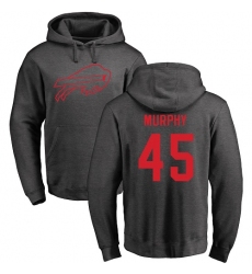 NFL Nike Buffalo Bills #45 Marcus Murphy Ash One Color Pullover Hoodie