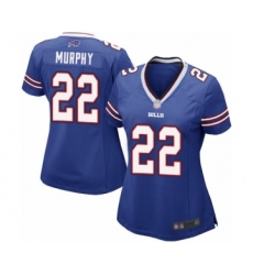 Women's Buffalo Bills #22 Marcus Murphy Game Royal Blue Team Color Football Jersey