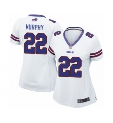 Women's Buffalo Bills #22 Marcus Murphy Game White Football Jersey