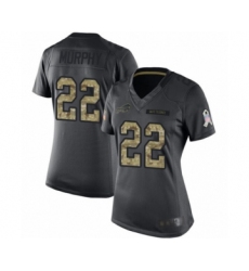 Women's Buffalo Bills #22 Marcus Murphy Limited Black 2016 Salute to Service Football Jersey