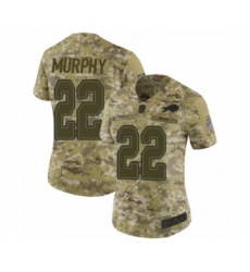 Women's Buffalo Bills #22 Marcus Murphy Limited Camo 2018 Salute to Service Football Jersey