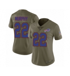 Women's Buffalo Bills #22 Marcus Murphy Limited Olive 2017 Salute to Service Football Jersey