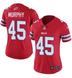 Women's Nike Buffalo Bills #45 Marcus Murphy Limited Red Rush Vapor Untouchable NFL Jersey