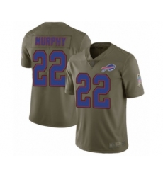 Youth Buffalo Bills #22 Marcus Murphy Limited Olive 2017 Salute to Service Football Jersey