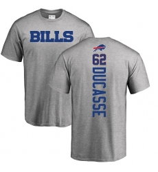 NFL Nike Buffalo Bills #62 Vladimir Ducasse Ash Backer T-Shirt