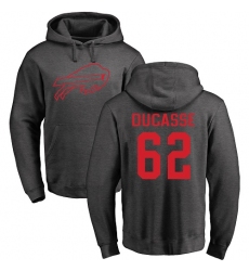 NFL Nike Buffalo Bills #62 Vladimir Ducasse Ash One Color Pullover Hoodie