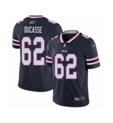 Women's Buffalo Bills #62 Vladimir Ducasse Limited Navy Blue Inverted Legend Football Jersey