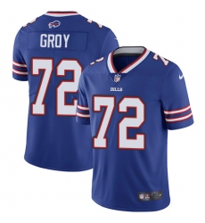 Men's Nike Buffalo Bills #72 Ryan Groy Royal Blue Team Color Vapor Untouchable Limited Player NFL Jersey