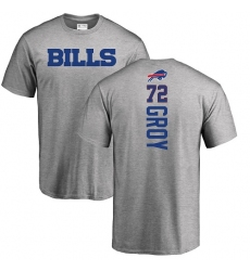 NFL Nike Buffalo Bills #72 Ryan Groy Ash Backer T-Shirt