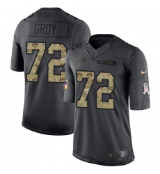 Youth Nike Buffalo Bills #72 Ryan Groy Limited Black 2016 Salute to Service NFL Jersey