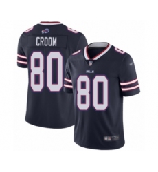 Women's Buffalo Bills #80 Jason Croom Limited Navy Blue Inverted Legend Football Jersey