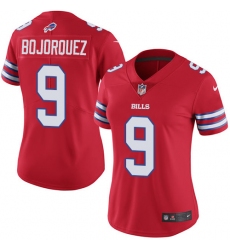 Women's Nike Buffalo Bills #9 Corey Bojorquez Limited Red Rush Vapor Untouchable NFL Jersey