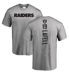 NFL Nike Oakland Raiders #19 Brandon LaFell Ash Backer T-Shirt