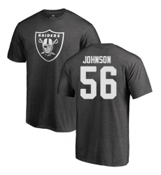 NFL Nike Oakland Raiders #56 Derrick Johnson Ash One Color T-Shirt
