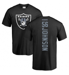 NFL Nike Oakland Raiders #56 Derrick Johnson Black Backer T-Shirt