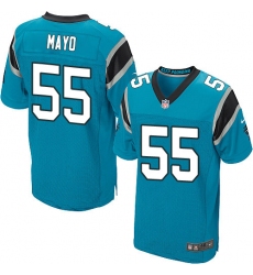 Men's Nike Carolina Panthers #55 David Mayo Elite Blue Alternate NFL Jersey