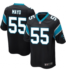 Men's Nike Carolina Panthers #55 David Mayo Game Black Team Color NFL Jersey