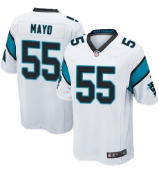 Men's Nike Carolina Panthers #55 David Mayo Game White NFL Jersey