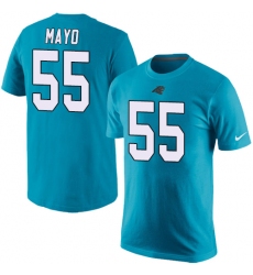 NFL Men's Nike Carolina Panthers #55 David Mayo Blue Rush Pride Name & Number T-Shirt