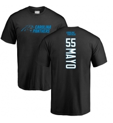 NFL Nike Carolina Panthers #55 David Mayo Black Backer T-Shirt