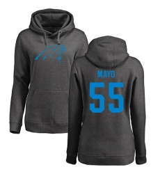 NFL Women's Nike Carolina Panthers #55 David Mayo Ash One Color Pullover Hoodie