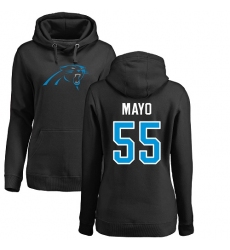 NFL Women's Nike Carolina Panthers #55 David Mayo Black Name & Number Logo Pullover Hoodie