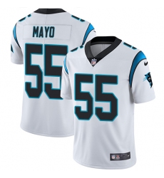 Youth Nike Carolina Panthers #55 David Mayo White Vapor Untouchable Limited Player NFL Jersey
