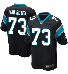 Men's Nike Carolina Panthers #73 Greg Van Roten Game Black Team Color NFL Jersey