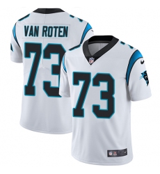 Men's Nike Carolina Panthers #73 Greg Van Roten White Vapor Untouchable Limited Player NFL Jersey