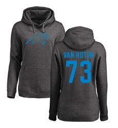 NFL Women's Nike Carolina Panthers #73 Greg Van Roten Ash One Color Pullover Hoodie