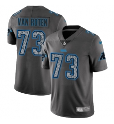 Youth Nike Carolina Panthers #73 Greg Van Roten Gray Static Vapor Untouchable Limited NFL Jersey