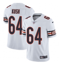Men's Nike Chicago Bears #64 Eric Kush White Vapor Untouchable Limited Player NFL Jersey