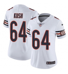 Women's Nike Chicago Bears #64 Eric Kush White Vapor Untouchable Limited Player NFL Jersey