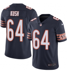 Youth Nike Chicago Bears #64 Eric Kush Navy Blue Team Color Vapor Untouchable Limited Player NFL Jersey