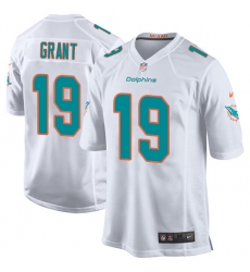Men's Nike Miami Dolphins #19 Jakeem Grant Game White NFL Jersey