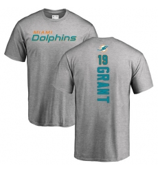 NFL Nike Miami Dolphins #19 Jakeem Grant Ash Backer T-Shirt