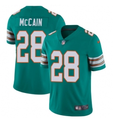 Youth Nike Miami Dolphins #28 Bobby McCain Aqua Green Alternate Vapor Untouchable Limited Player NFL Jersey