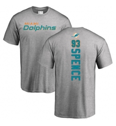 NFL Nike Miami Dolphins #93 Akeem Spence Ash Backer T-Shirt
