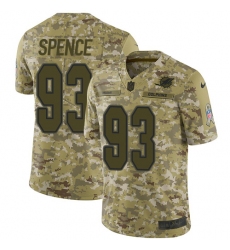 Youth Nike Miami Dolphins #93 Akeem Spence Limited Camo 2018 Salute to Service NFL Jersey