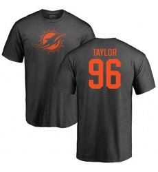 NFL Nike Miami Dolphins #96 Vincent Taylor Ash One Color T-Shirt