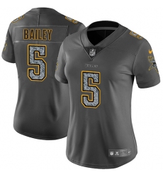 Women's Nike Minnesota Vikings #5 Dan Bailey Gray Static Vapor Untouchable Limited NFL Jersey