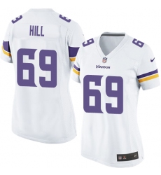 Women's Nike Minnesota Vikings #69 Rashod Hill Game White NFL Jersey