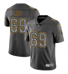 Youth Nike Minnesota Vikings #69 Rashod Hill Gray Static Vapor Untouchable Limited NFL Jersey