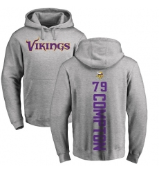 NFL Nike Minnesota Vikings #79 Tom Compton Ash Backer Pullover Hoodie