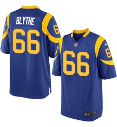 Men's Nike Los Angeles Rams #66 Austin Blythe Game Royal Blue Alternate NFL Jersey