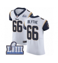 Men's Nike Los Angeles Rams #66 Austin Blythe White Vapor Untouchable Elite Player Super Bowl LIII Bound NFL Jersey